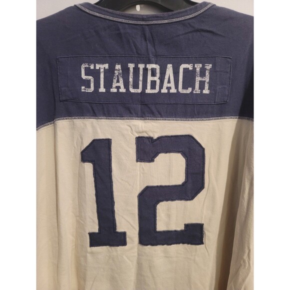 Dallas Cowboys Roger Staubach Throwback Reto Rare T-shirt - Picture 10 of 12